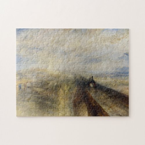 William Turner _ Rain Steam and Speed Jigsaw Puzzle