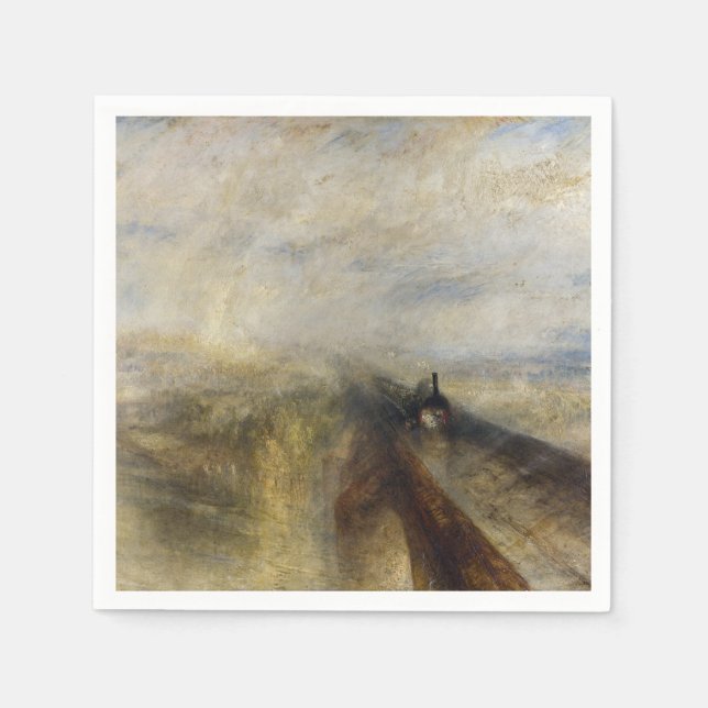 William Turner - Rain, Steam and Speed Napkins (Front)