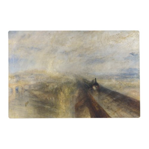 William Turner _ Rain Steam and Speed Placemat