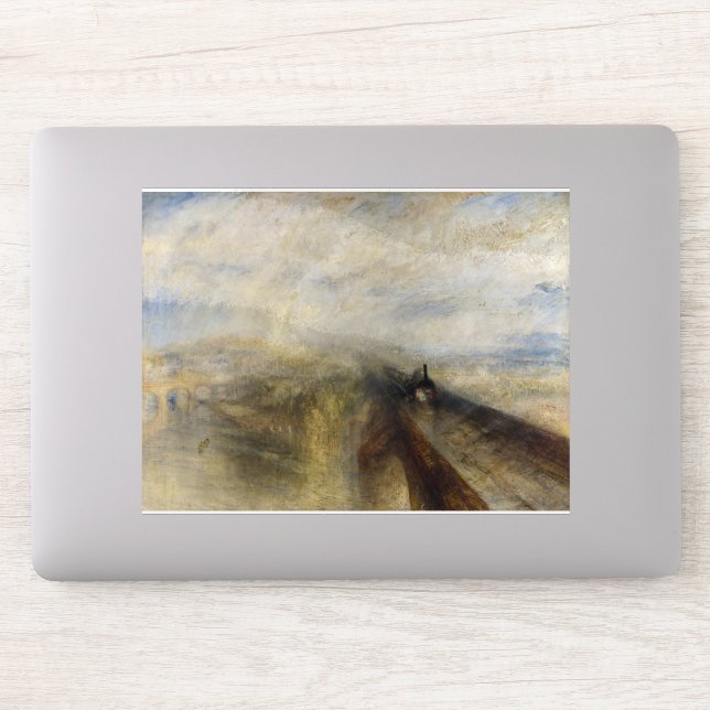 William Turner - Rain, Steam and Speed Sticker (Computer)