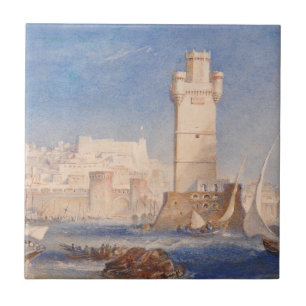William Turner Rhodes Ceramic Tile