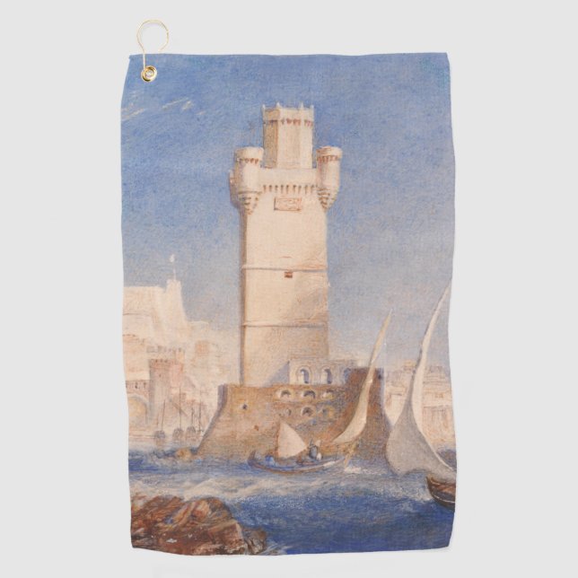 William Turner Rhodes Golf Towel (Front)