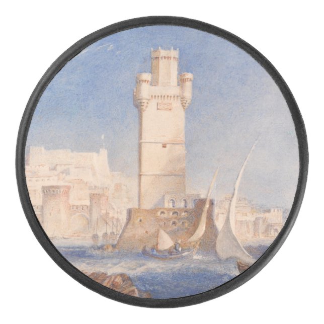 William Turner Rhodes Hockey Puck (Front)