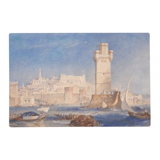 William Turner Rhodes Placemat (Front)