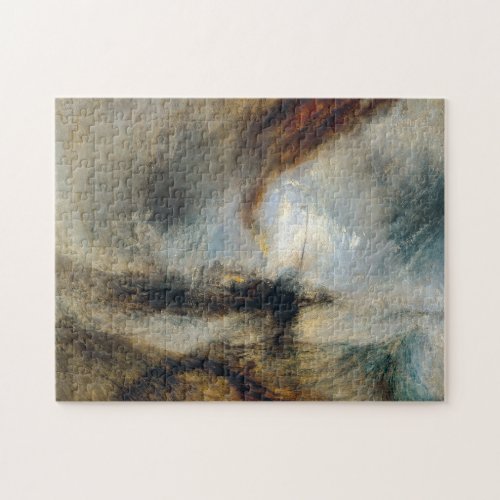 William Turner _ Snow Storm Jigsaw Puzzle