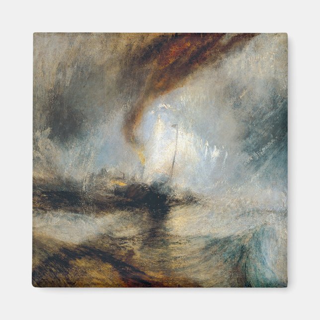 William Turner - Snow Storm Magnet (Front)