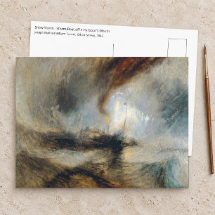 William Turner - Snow Storm Postcard
