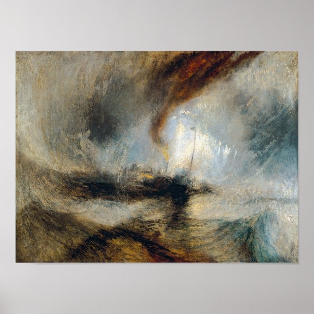 William Turner - Snow Storm Poster (Front)