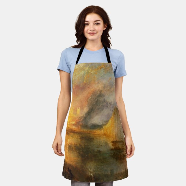 William Turner - The Burning of the Parliament Apron (Worn)