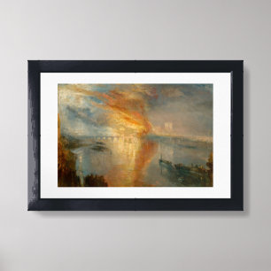William Turner - The Burning of the Parliament Framed Art