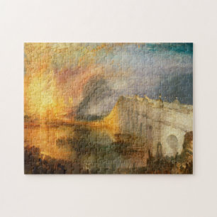 William Turner - The Burning of the Parliament Jigsaw Puzzle