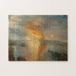 William Turner - The Burning of the Parliament Jigsaw Puzzle