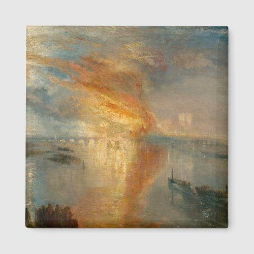 William Turner _ The Burning of the Parliament Magnet