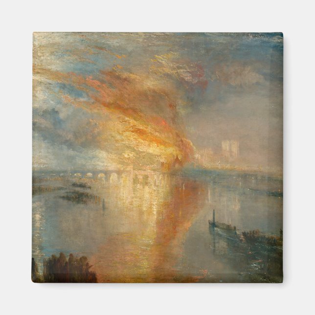 William Turner - The Burning of the Parliament Magnet (Front)