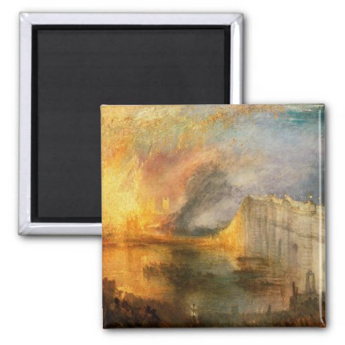 William Turner _ The Burning of the Parliament Magnet