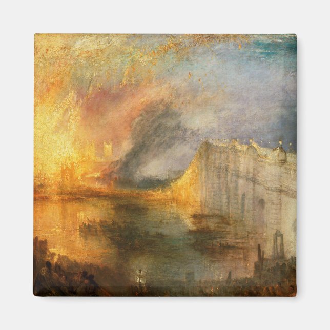 William Turner - The Burning of the Parliament Magnet (Front)