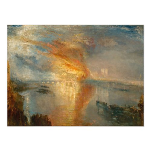William Turner _ The Burning of the Parliament Photo Print