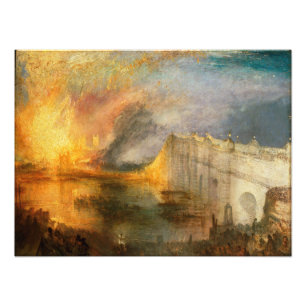 William Turner - The Burning of the Parliament Photo Print