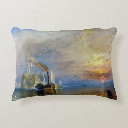 William Turner _ The Fighting Temeraire Accent Pillow