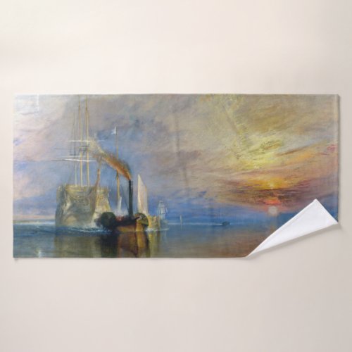 William Turner _ The Fighting Temeraire Bath Towel Set