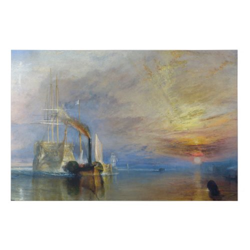 William Turner _ The Fighting Temeraire Faux Canvas Print