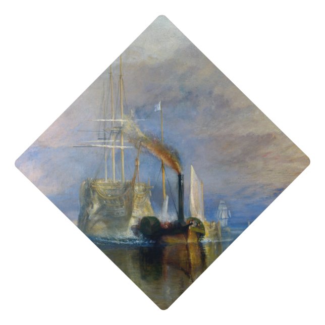 William Turner - The Fighting Temeraire Graduation Cap Topper (Front)