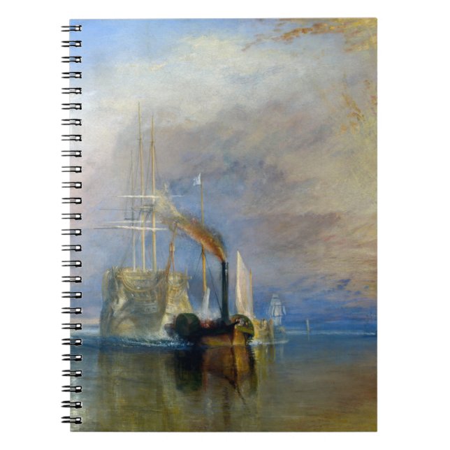 William Turner - The Fighting Temeraire Notebook (Front)