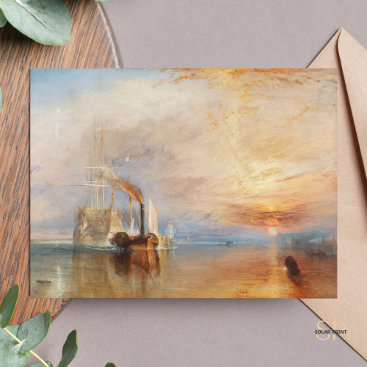 William Turner The Fighting Temeraire Painting Art Postcard