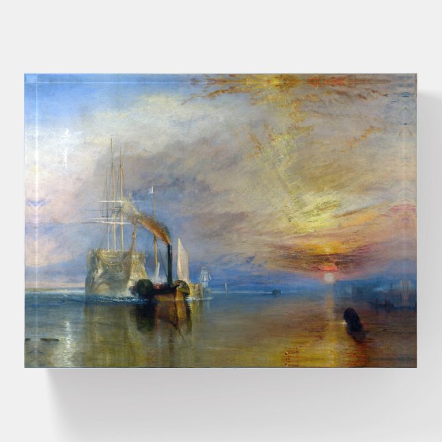 William Turner - The Fighting Temeraire Paperweight (Front)
