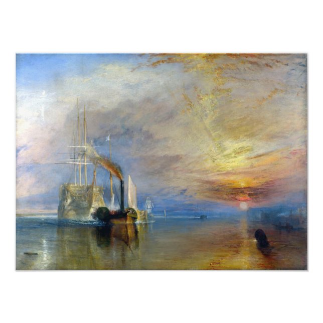 William Turner - The Fighting Temeraire Photo Print (Front)