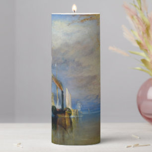 William Turner - The Fighting Temeraire Pillar Candle