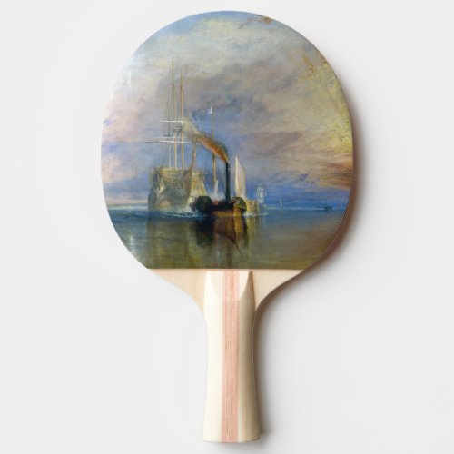 William Turner _ The Fighting Temeraire Ping Pong Paddle