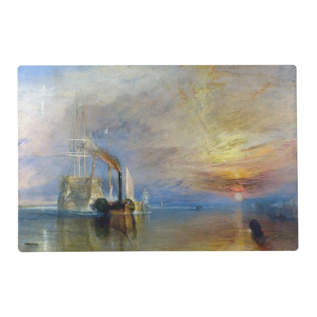 William Turner - The Fighting Temeraire Placemat (Front)