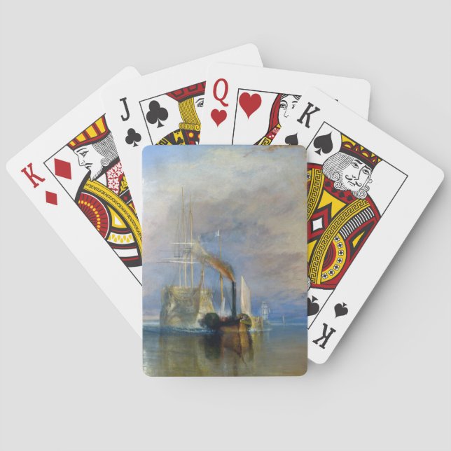 William Turner - The Fighting Temeraire Poker Cards (Back)