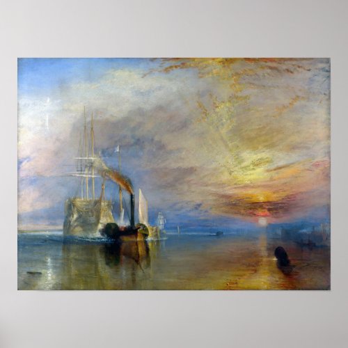 William Turner _ The Fighting Temeraire Poster