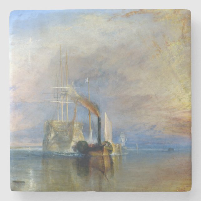 William Turner - The Fighting Temeraire Stone Coaster (Front)
