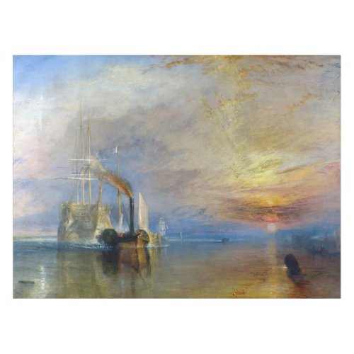 William Turner _ The Fighting Temeraire Tablecloth