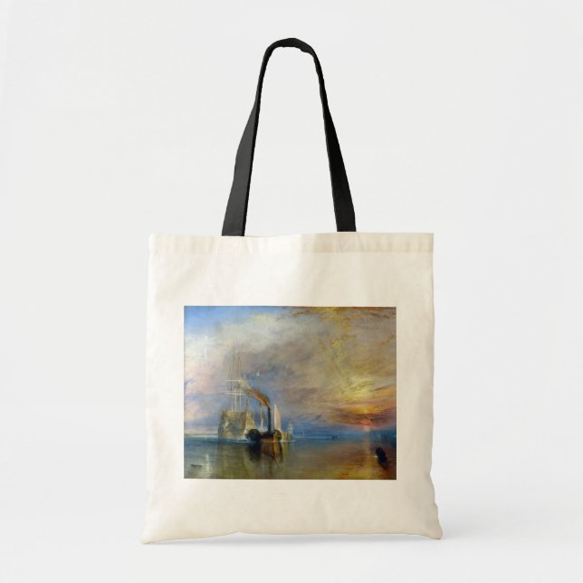 William Turner - The Fighting Temeraire Tote Bag (Front)