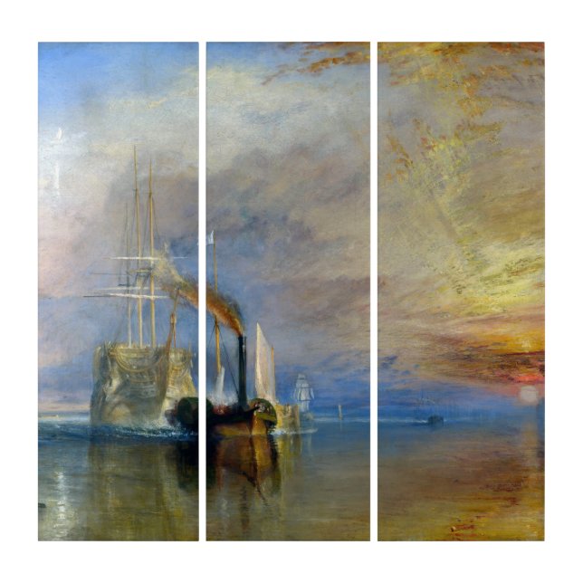William Turner - The Fighting Temeraire Triptych (Front)