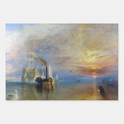 William Turner _ The Fighting Temeraire Wrapping Paper Sheets