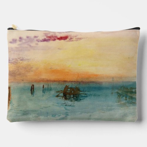 William Turner _ The Lagoon near Venice at Sunset Accessory Pouch