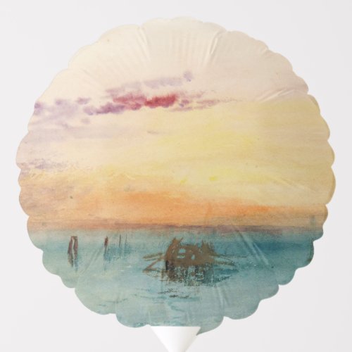 William Turner _ The Lagoon near Venice at Sunset Balloon