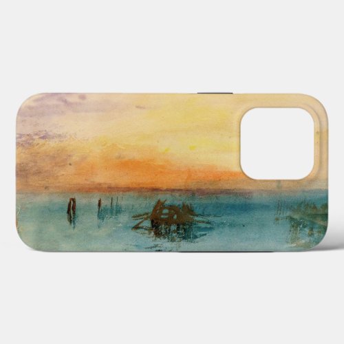 William Turner _ The Lagoon near Venice at Sunset iPhone 13 Pro Case