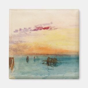 William Turner - The Lagoon near Venice at Sunset Magnet