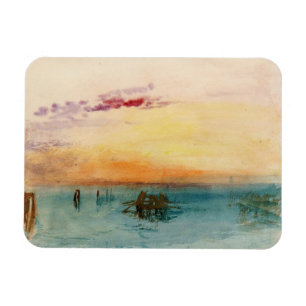 William Turner - The Lagoon near Venice at Sunset Magnet
