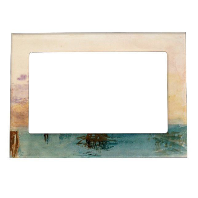 William Turner - The Lagoon near Venice at Sunset Magnetic Frame (Front)