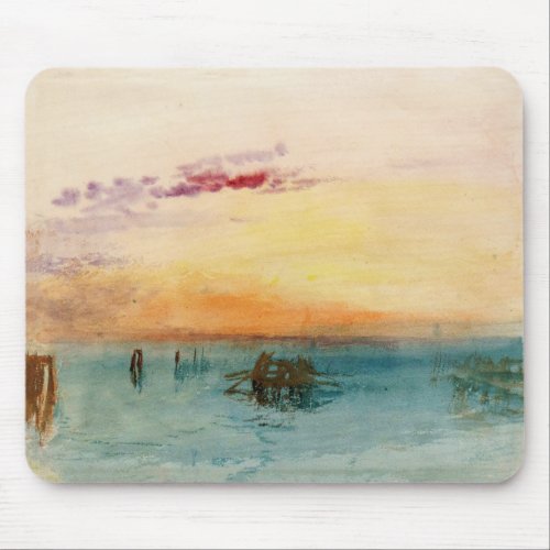 William Turner _ The Lagoon near Venice at Sunset Mouse Pad