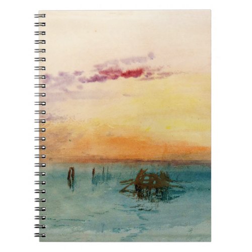 William Turner _ The Lagoon near Venice at Sunset Notebook