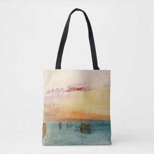 William Turner _ The Lagoon near Venice at Sunset Tote Bag