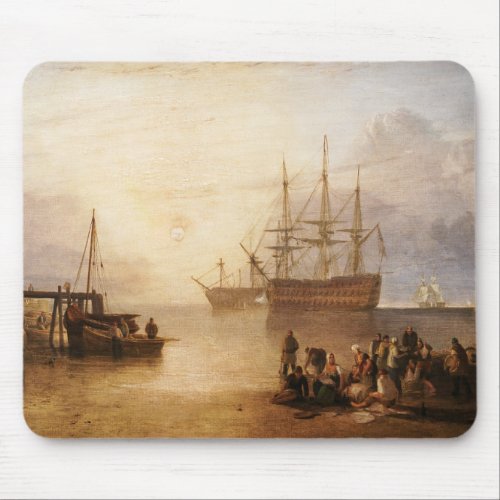 William Turner _ The Sun Setting Through Vapour Mouse Pad